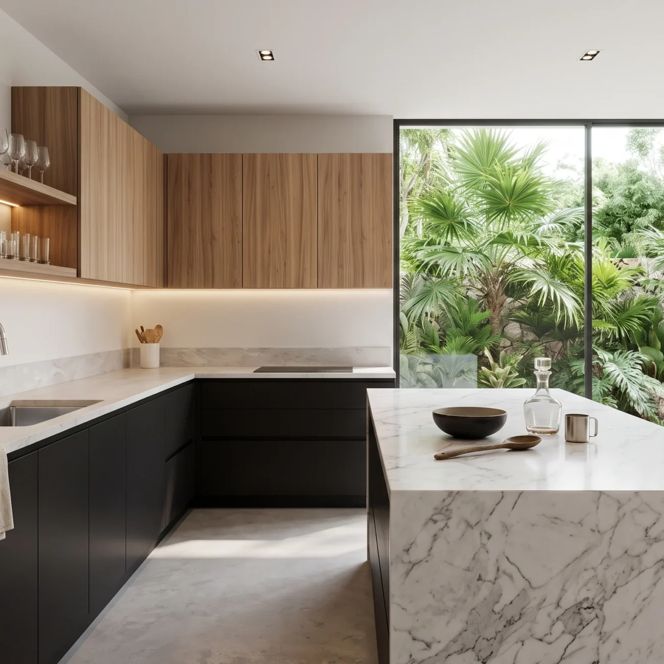 proyecto CAVU - detalle cocinas e isla