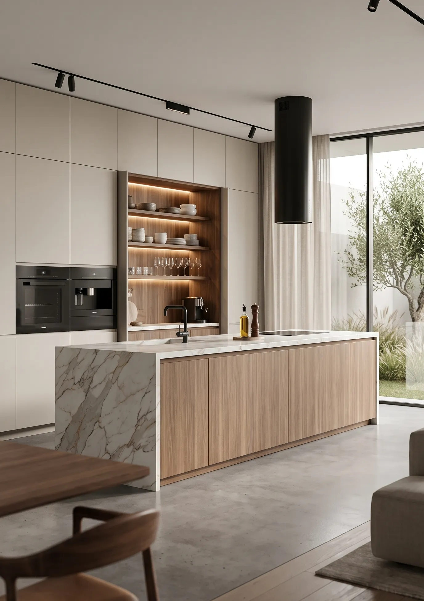 Proyectos de cocinas y muebles a medida en Murcia - cocina showroom CAVU