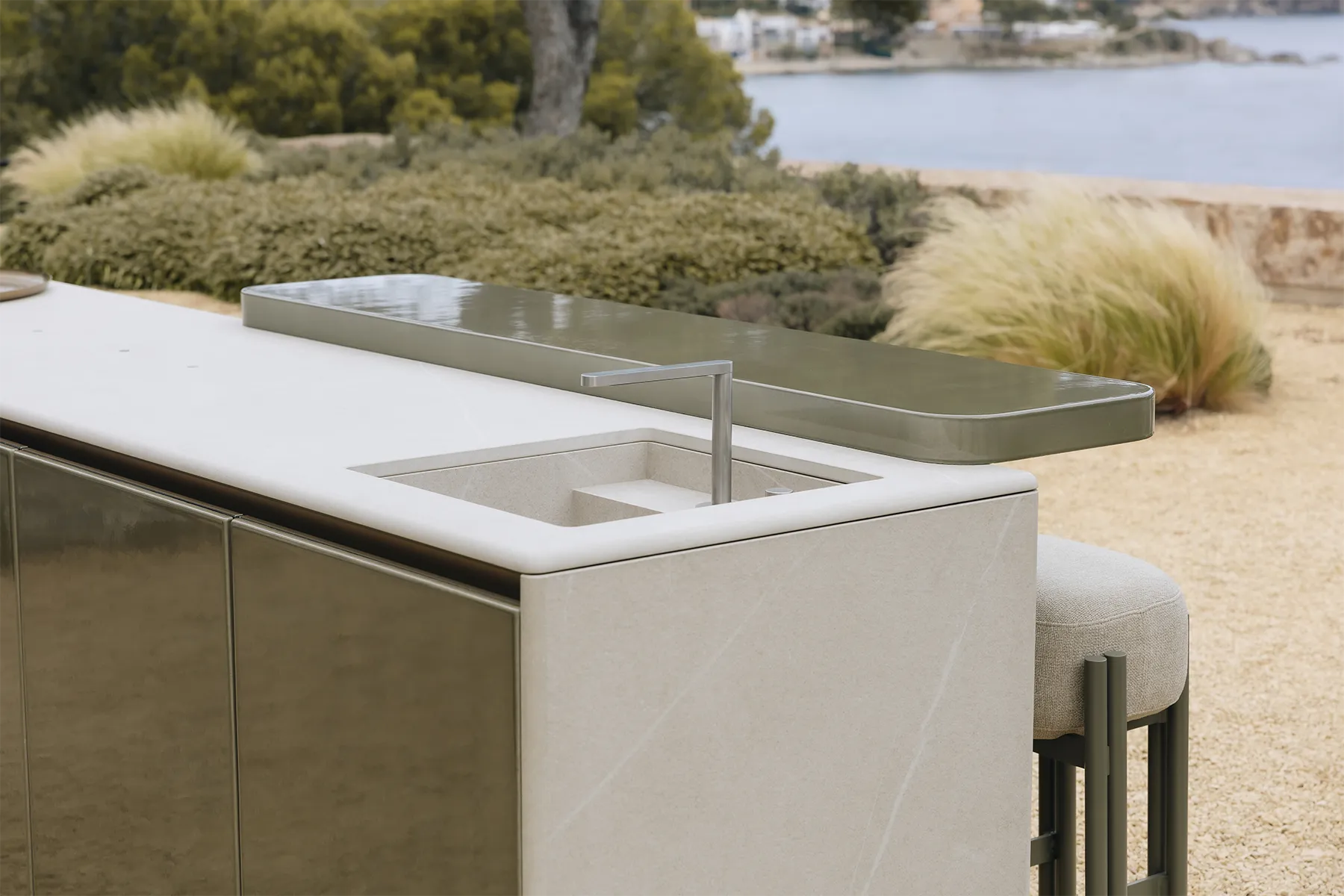 cocina de exterior novara - showroom de muebles a medidas cavu cocinas